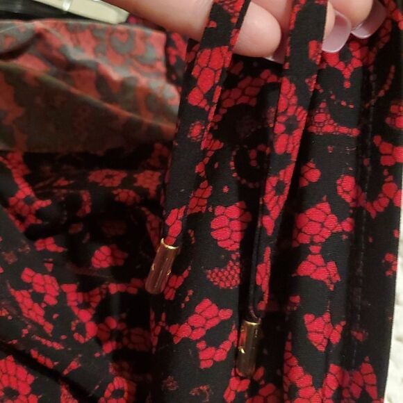 Nwt MICHEAL KORS LACE PRINT PEASANT TOP W SIDE DETAIL - Picture 9 of 10